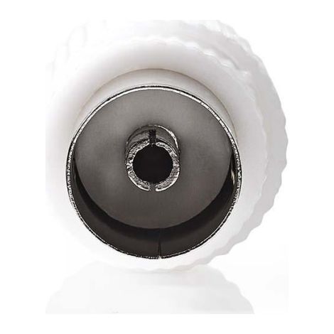 CSGP40923WT Conencteur IEC ( Coax) Droit Femelle Plaqué nickel 75 Ohm Vis Diamètre d'entrée de câble: 7.0 mm Métal / PVC Blanc 2 pièces Enveloppe (1/3)