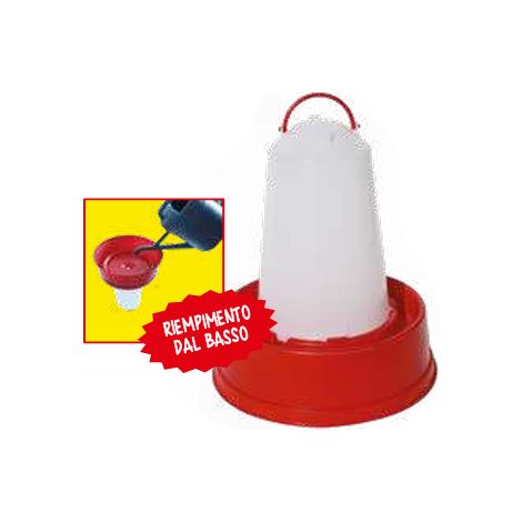 Abbeveratoio plastica 160 Ropet BIG 10lt manico e base alta riempimento da basso