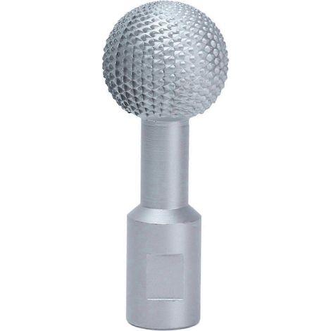 Fraise rotative sphérique en acier au carbone, 10 mm, pour meuleuse d'angle, compatible avec les modèles 115/125. (1/5)