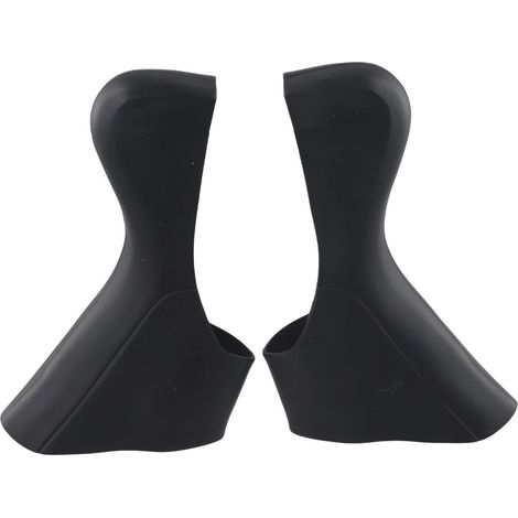ST RS685 Fundas para palanca de freno de bicicleta, silicona con material suave al tacto para aumentar el agarre y minimizar la fatiga en largas distancias (negro) (1/5)