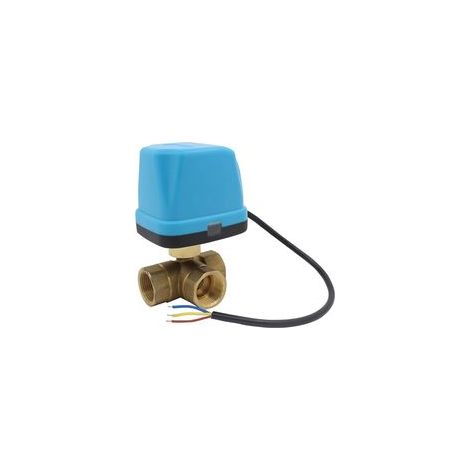 vanne 3 voies motorisée 220v electrovanne motorisée 220v vanne a bille 1/2 3/4 1 1-1/4 1-1/2 pouce (DN20 3/4 pouce) (1/5)