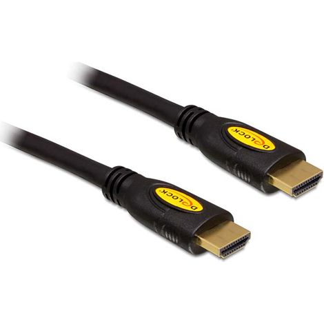 DeLOCK 83737 cable HDMI 0,5 m HDMI tipo A (Estándar) Negro