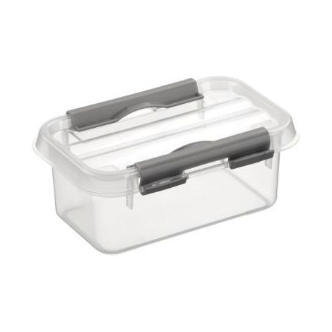 SUNWARE Aufbewahrungsbox Sunware the q-line 10 x 6,5 x 15 cm (B x H x T) DIN A5 0,5l Kunststofftransparent (1/3)