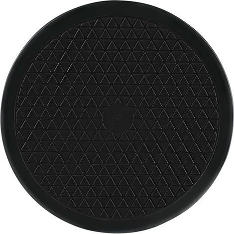 Plateau Tournant Universel 30cm (Plateau Rond Rotatif 360° Multifonction, Taille L, Supporte 80 kg, idéal pour TV, Enceintes, Ecrans, Plantes, Ustensiles de Cuisine, Modelisme) Noir (1/5)