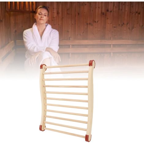 Chaise de Sauna en Bois Sûre et Confortable Design Ergonomique pour Accessoires de Spa-AUTRES (1/5)