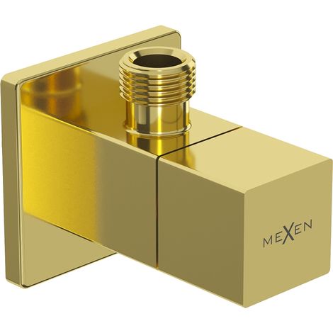 Mexen S valve d'angle pour robinet 1/2"x3/8", doré - 79971-50 (1/2)