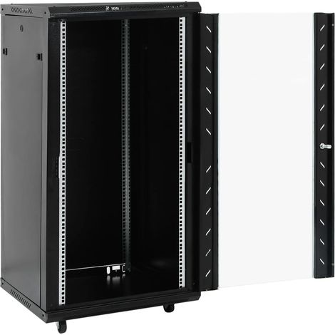 Maison Exclusive - Armadietto di Rete 22U 19" IP20 Nero 60x60x120 cm