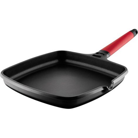 ASADOR INDUCTION MANGO DESMONTABLE ROJO 22X22 CM - 2-IP22