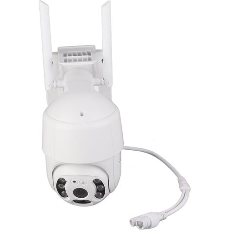 Caméra domestique WiFi grand angle 360°, images HD nettes, détection intelligente sans fil, alarme et notification, étanche (1/5)