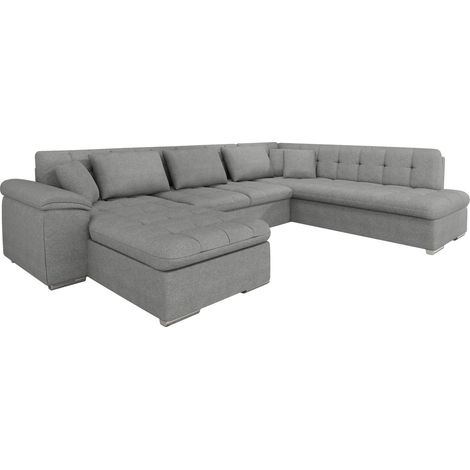 Sofá rinconero Comfivo Gemma II, Rico 12, Función de descanso, 348x205x76cm, 0