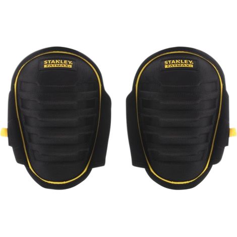 Stanley FATMAX Gel Knee Pads with Semi-Rigid Shell, Yellow and Black EVA and Nylon Construction (Model: FMST82959-1) (1/2)