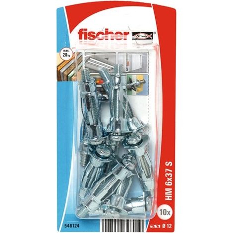 Metallanker mit Hohlkörper Hm 6x37 S / 10 Stück - Fischer