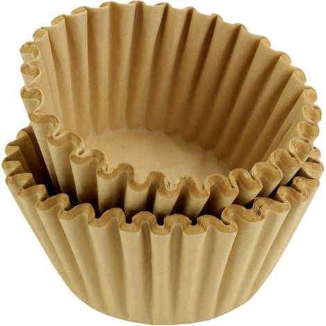 Kaffeefilter für 8-12 Tassen Körbe (naturbelassen, ungebleicht, 200 Stück)