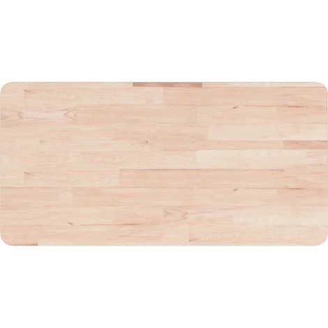 Maison Exclusive - Comptoir de salle de bain 100x60x4 cm Bois massif non traité (1/4)