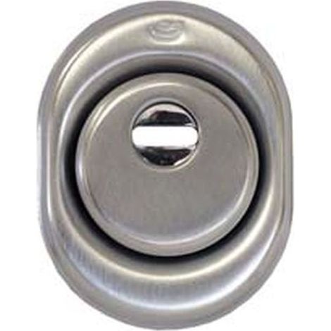 Defender con mostrina in acciaio cromo satinato - Specifiche: defender mm 50x25h