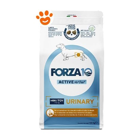 Forza10 Dog Urinary Mini Adult Pesce  - Forza10 Dog Urinary Mini Adult Pesce - Sacco Da 1,5 Kg