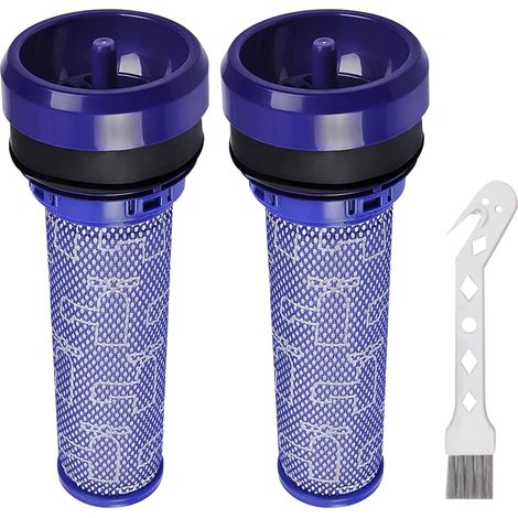 Lot de 2 Filtres Pré-Moteur pour Aspirateur Dyson DC37 DC33C DC39 DC28C DC53 92341301, lavables Pre Motor Filtres pour aspirateur Dyson, 2 filtres et 1 outil de nettoyage