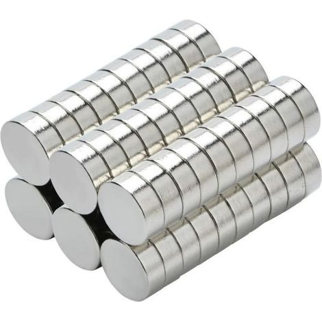 Promotion : 50 aimants néodyme puissants N35, disques circulaires de 8 x 3 mm, super aimants (1/4)