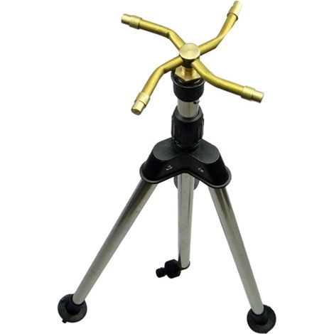 Support D’irrigation Triangulaire Réglable en Acier Inoxydable Rotation 360°, Usage Extérieur et Irrigation Agricole, Structure Portable, Résiste à Déformation (1/5)