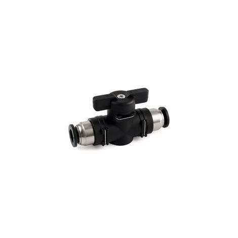 Connettore per valvola a sfera pneumatica a 5 pezzi, valvola pneumatica manuale, controllo apertura e chiusura del fluido, adattatore a connessione rapida, interruttore (6 mm) - Crezuo