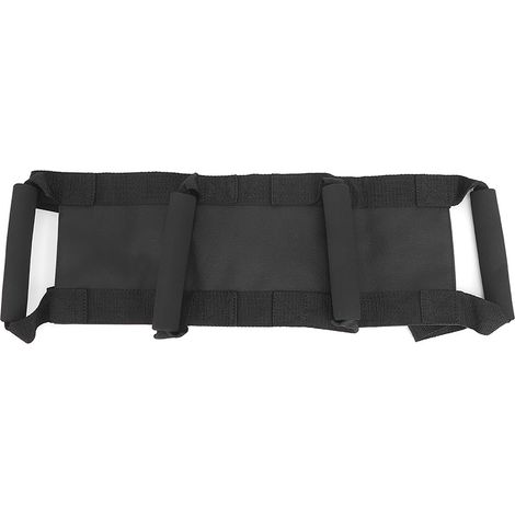 Ceinture Lombaire Moto Réglable Oxford Sécurité Protection Sangle Accessoire Noir Taille Universelle (1/5)