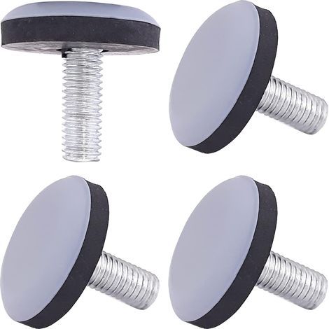 4x pied réglable téflon ajustable patin vérin vis poussoir butée PTFE (M8) (1/3)