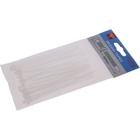 LEVIOR Nastri adesivi 120x2,5mm 50pz bianco 23850.01