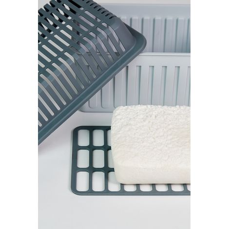 WENKO Luftentfeuchter Grau 1 kg, Raumentfeuchter, Grau, Polypropylen hellgrau, Polypropylen anthrazit, Calciumchlorid weiß