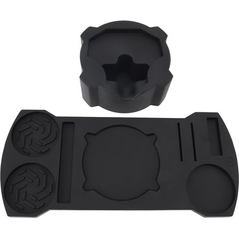 Base in silicone per pressino da caffè, supporto dispenser per pressino con manico da 51 mm, 53 mm e 58 mm. (1/5)