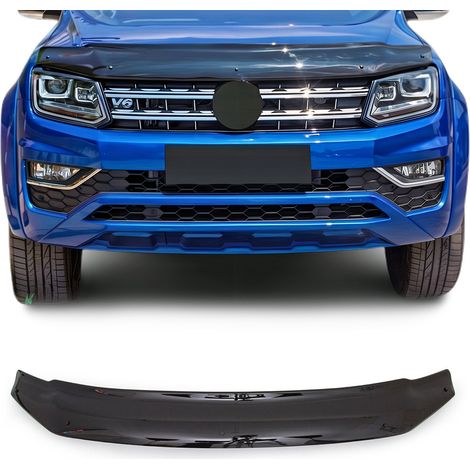 Déflecteur de Capot Compatible avec VW Amarok 2010-2022 en ABS Noir