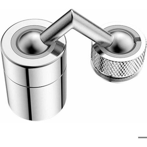Aérateur Robinet - 720° Pivotant - Filtre Mousseur Économiseur d'Eau - Pour Cuisine et Salle de Bain - Lot de 1 (1/3)