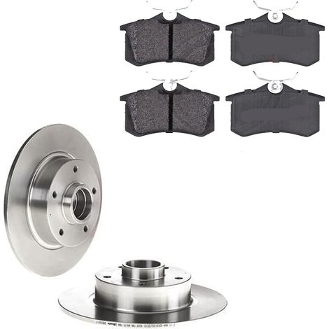 KIT FRENI POSTERIORI compatibile con RENAULT MEGANE III GRANDTOUR (KZ0/1) - DISCHI + PASTIGLIE OEM: P 68 024 , P 68 041 / 18140 , 18140C /SOSTITUZIONE DIRETTA/BASSA POLVERE/SILENZIOSO (1/5)