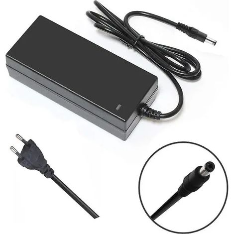 36V 2A Batterieladegerät (42V 2A Ausgang, 100-240V AC Eingang) für Lithium-Ionen-/Lithium-Polymer-Batterien (Serie 10), kompatibel mit 36V Elektrofahrrädern (EU-Standard). (1/5)