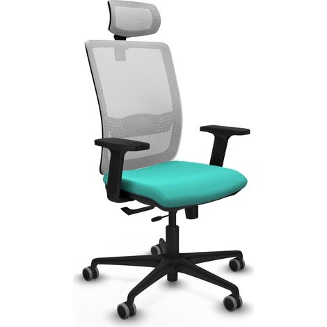 Chaise de bureau piqueras y crespo Haches turquoise cuir synthétique (1/2)