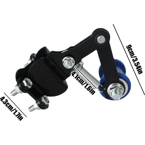 Motorcycle Chain Tensioner - Roller Guide for Chain Tensioning Roller Guide with Tensioning System for ATV, Dirt Bike, and Quad (1/4)