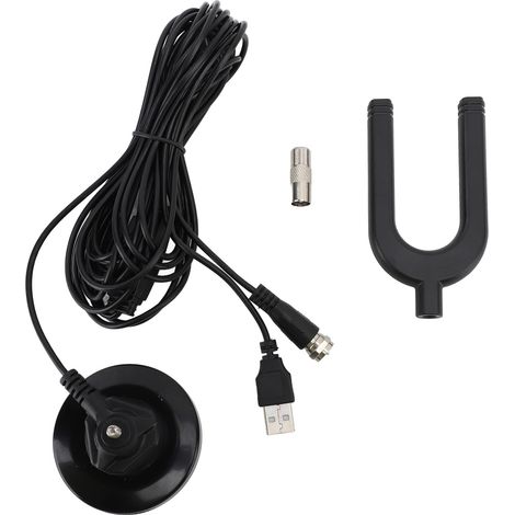 Ortviai Antenne TV numérique amplifiée pour camping-car – 4K/8K/1080p, portée 400 km, gain 25 dBi, rotation 360°, 8 m (1/5)