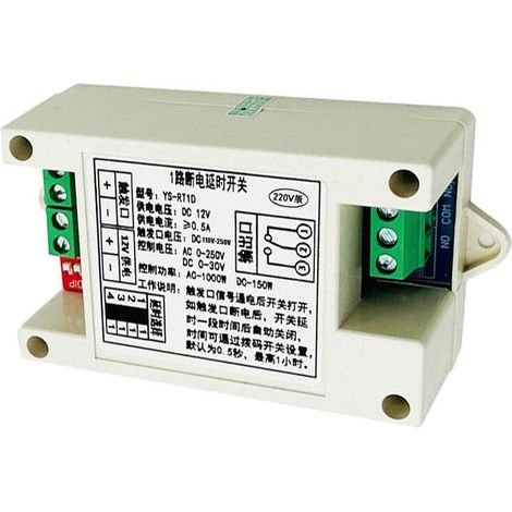 Conception d'un module de temporisation programmable 12 V, 1 (1/5)