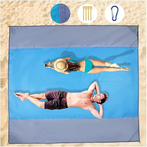 Tapis de pique-nique et de plage extra large (200 x 140 cm) (1/5)