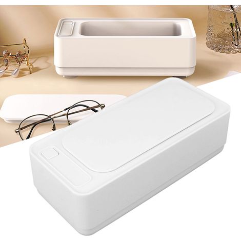 Nettoyeur Ultrasonique Portable USB 360° - CleanSonique Pro Max ABS - Purificateur Haute Fréquence pour Lunettes Bijoux Dentures Voyage (1/5)