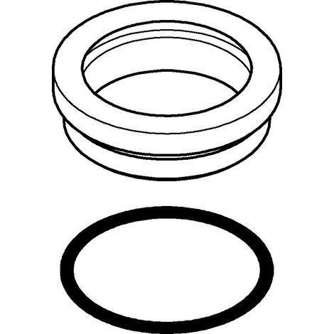 Grohe Griffring für Atrio Private Collection 3-Loch-Waschtischarmaturen Zweigriffarmaturen, Hard Graphite geb., 101296AL00