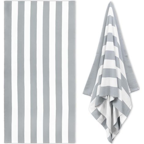 Strandtuch, Mikrofaser-Poolhandtuch, Badetuch, 75 x 150 cm, Strandtuch für Kinder, Erwachsene, Schwimmbad, Sport, Reisen (1/5)