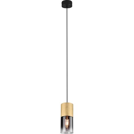 Lampada a Sospensione da Interno E27 in Metallo Ottone Satinato (1/2)
