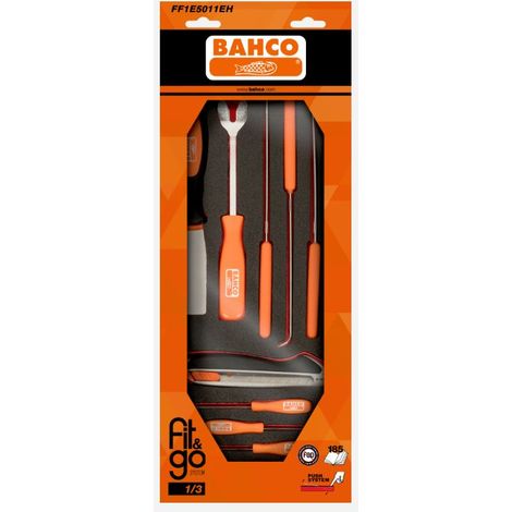 BAHCO - Module mousse Fit&Go 1/3, crochets & couteaux - 11 Pcs emballage individuel