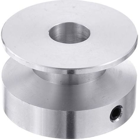 Poulie À Rainure Unique 40Mm A Type Roues De Poulie De Broche 8Mm Alésage Fixe Pour Moteur De Broche - 19Mm (1/4)
