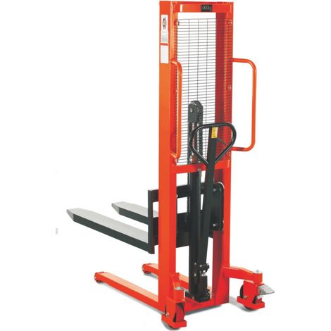 Gerbeur hydraulique STIER, capacité de charge 1 000 kg, hauteur de levée 3 000 mm