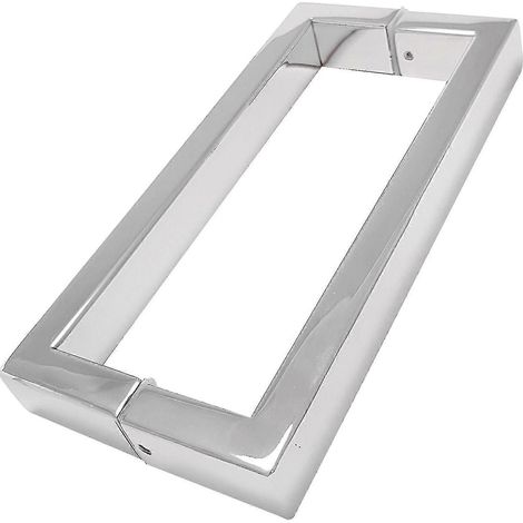 Poignées de porte de douche 200 mm (entraxe de 20 cm) - Acier inoxydable