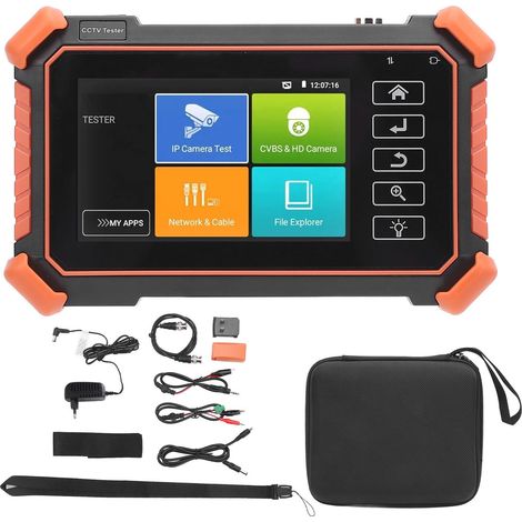 Testeur de caméra IP de sécurité IPC 1910 Plus 8K CCTV portable de 4 pouces (1/5)