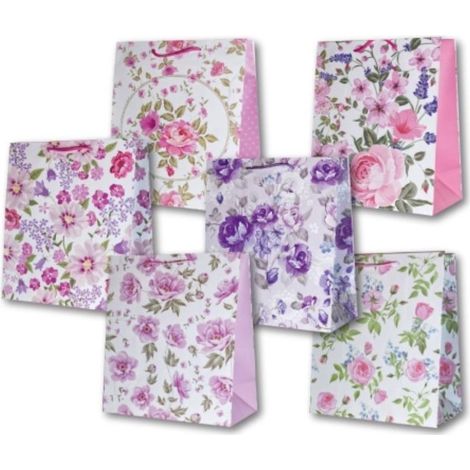 Sachet décoratif laminé PL-6 moyen 69 fleurs