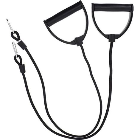 1 Paire De Cordes De Traction De Fitness Bandes d'exercice pour Hommes Bandes De Résistance avec Poignées Fournitures De Sport (1/4)