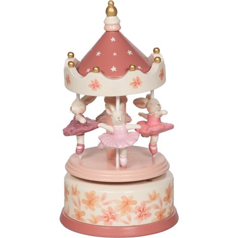 Amadeus Les Petits - Carrousel musical Danseuses ballerines en bois (1/3)